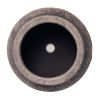 Round Black Ceramic Planter (4 pack) 6" x 6" x 5.4"