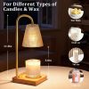 Amber Dimmable Candle Warmer Lamp with Timer