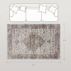 4x6 Vintage Tan Area Rug