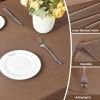 Textured Linen Waterproof Rectangle Table Cloth, 60x104 Inch