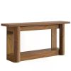 Console Table, 2-Tier Farmhouse Entryway Sofa Table