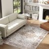 4x6 Vintage Tan Area Rug