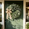 Faux Lamb's Ear Wreath - 17.7"