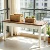 62-Inch Farmhouse Rectangular Dining Table for 4-6 People Kitchen Table