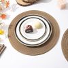 Round Braided Placemats - Set of 6 - 15 inch