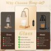 Amber Dimmable Candle Warmer Lamp with Timer