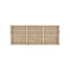 Hand Painted Wood Plank Panel Wall Decor, 30"W x 12"H x 1.5"D