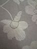 Handmade Floral Embroidered Cotton Chambray Throw Pillow Cover  - 20 x 20 inches