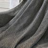 Ultra Soft Grey Throw 50" x 60"