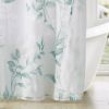 Burnout Printed Shower Curtain Seafoam 72x72"