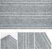 Dark Grey Rustic Cotton Linen Embroidered Table Runner, 13x72 Inch