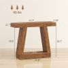 42" Farmhouse Console Table, 2-Tier Entryway Table with Storage for Hallway, Living Room, Behind Couch, Rustic Brown