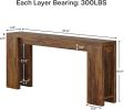 Wood Console Table, Farmhouse Sofa Table Entryway Table