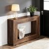 Farmhouse Console Table, Rustic Wood Entryway Sofa Table with Storage