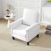 Floral Accent Chair Farmhouse Boho Armchair with Solid Wood Legs and High Back