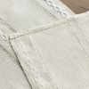 Mode Beige Rustic Cotton Linen Table Runner, 13" x 60"