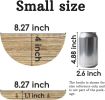 Solid Wood Half Round Floating Wall Shelves