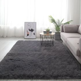 Plush Girl's Room With Tatami Mats Beside The Bed (Option: Dark Grey1-120x160cm)