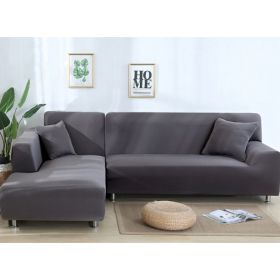 Solid Corner Sofa Covers Couch Slipcovers Elastica Material Sofa Skin Protector Cover Sofa Armchair (Option: 23-One seat)