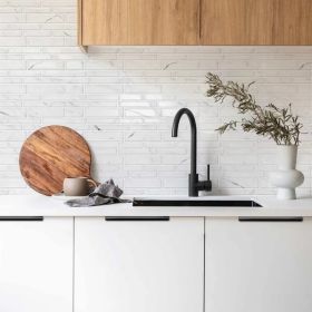 3D Marble Self-adhesive Backsplash Stickers, Cuttable, Kitchen Wall - Bathroom Wall - Home Decor, Size 12x12 (10pcs) (Option: 1)