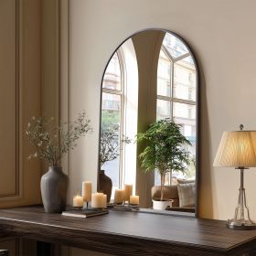 Wall Mirror, Metal Frame Vanity Mirror for Bedroom, Entryway, Living Room, Bathroom (Color: Black, size: 36"L x 24"W)