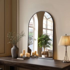 Wall Mirror, Metal Frame Vanity Mirror for Bedroom, Entryway, Living Room, Bathroom (Color: Black, size: 30"L x 20"W)