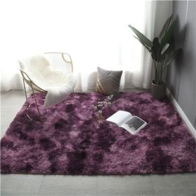 Plush Girl's Room With Tatami Mats Beside The Bed (Option: Deep purple-120x160cm)
